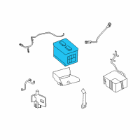 OEM 2000 Chrysler Cirrus Battery-Storage Diagram - BB75F101AA