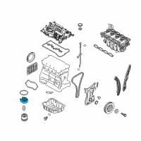OEM Kia Sportage Cooler Assembly-Engine Oil Diagram - 264102G000