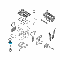 OEM 2011 Hyundai Tucson Cooler Assembly-Engine Oil Diagram - 26410-2G000