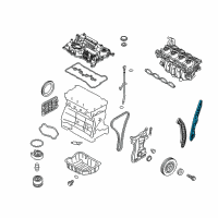 OEM 2013 Kia Sportage Guide-Timing Chain Diagram - 244312G101