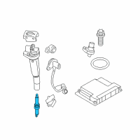 OEM 2017 BMW X5 Spark Plug, High Power Diagram - 12-12-0-042-724