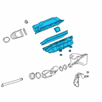 OEM 2020 Chevrolet Express 2500 Air Cleaner Assembly Diagram - 84843730