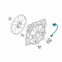 OEM Cadillac Resistor Diagram - 25881844