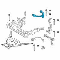 OEM 2018 BMW M5 Top Left Camber Correction Control Arm Diagram - 31-10-8-053-327