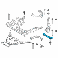 OEM BMW M8 Gran Coupe WISHBONE, BOTTOM, WITH RUBBE Diagram - 31-10-8-096-241