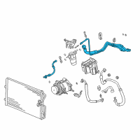 OEM 2004 Cadillac DeVille Liquid Line Diagram - 25713423