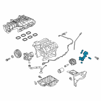 OEM 2021 Ford F-150 ADAPTOR - OIL FILTER Diagram - ML3Z-6881-B