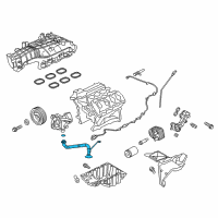 OEM Lincoln Navigator Oil Pick-Up Diagram - HL3Z-6622-A