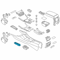OEM 2013 BMW ActiveHybrid 5 Repair Kit, Oper.Facility, Centre Console Diagram - 61-31-9-267-892