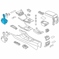 OEM 2015 BMW 528i Gear Selector Switch Diagram - 61-31-7-950-396