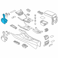 OEM BMW 650i xDrive Gran Coupe Gear Selector Switch Diagram - 61-31-7-950-396