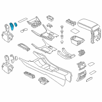 OEM BMW 328d Repair Kit For Gear Selector Switch Cover Diagram - 61-31-9-252-139