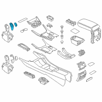 OEM 2017 BMW 330i Repair Kit For Gear Selector Switch Cover Diagram - 61-31-9-252-139