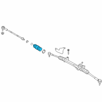 OEM 2008 Mercury Mariner Boot Diagram - 8L8Z-3K661-A