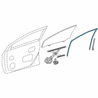 OEM 2017 Toyota Corolla Run Channel Diagram - 68141-02320