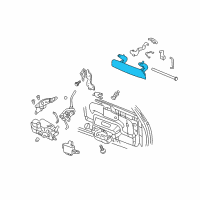 OEM 2005 Chevrolet Trailblazer Handle Diagram - 88980651