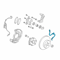 OEM 2013 Toyota RAV4 Brake Hose Diagram - 90947-A2079