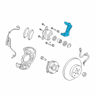 OEM 2014 Scion xB Caliper Support Diagram - 47722-12A70