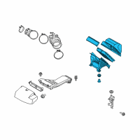 OEM 2018 Kia Sorento Air Cleaner Assembly Diagram - 28110C6400