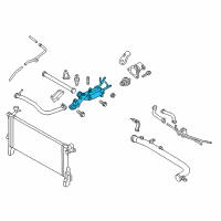 OEM 2014 Hyundai Genesis Coupe Housing Assembly-THERMOSTAT Diagram - 25620-3CGC0