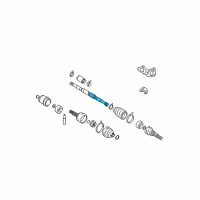 OEM 1997 Nissan Maxima Shaft-Front Drive, LH Diagram - 39205-31U00