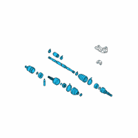 OEM 2002 Infiniti I35 Shaft Assy-Front Drive, LH Diagram - 39101-5Y815