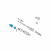 OEM 1992 Nissan Maxima Joint Assy-Inner Diagram - 39711-86E05