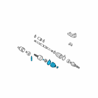 OEM Infiniti I30 Repair Kit - Dust Boot, Inner Diagram - C9GDA-55E8H