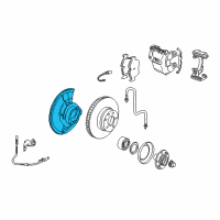 OEM 2000 BMW X5 Protection Plate Left Diagram - 34-11-6-756-901