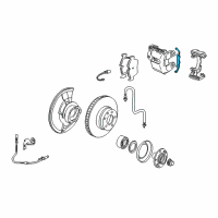 OEM 2000 BMW 540i Clip Diagram - 34-11-1-163-488