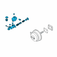 OEM 2004 Nissan Frontier Cylinder Assy-Brake Master Diagram - 46010-1Z600