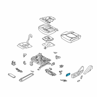 OEM 2020 Ford Police Interceptor Utility Adjuster Switch Diagram - DG9Z-14A701-ABL