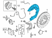 OEM BMW X7 PROTECTION PLATE RIGHT Diagram - 34-20-6-880-474