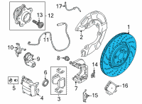 OEM 2020 BMW X7 BRAKE DISC, VENTILATED, RIGH Diagram - 34-20-6-898-494