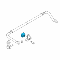 OEM 2017 Ford Focus Bushings Diagram - CV6Z-5493-B