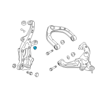 OEM 2019 Nissan NV3500 Nut-Knuckle Spindle Diagram - 40262-1PA0A