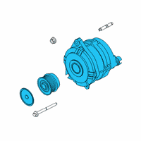 OEM 2021 Ford Police Interceptor Utility Alternator Diagram - L1MZ-10346-E