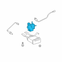 OEM 2010 Scion xB Vacuum Valve Diagram - 25860-28170