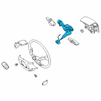 OEM Lexus RX450h Switch Assembly, Steering Diagram - 84250-48370