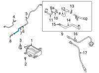 OEM 2022 Hyundai Santa Fe Hose-CANISTER Vent Diagram - 31472-S2550
