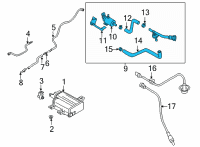 OEM 2022 Hyundai Santa Fe PCSV & BRKT ASSY Diagram - 28900-2S220