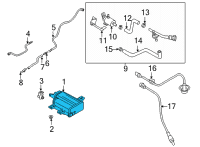 OEM 2021 Kia Sorento CANISTER Assembly Diagram - 31420R5500