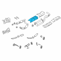 OEM 2005 Ford E-250 Shield Diagram - 4C2Z-5G221-DA