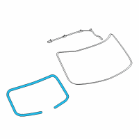 OEM 2009 Saturn Vue Weatherstrip Diagram - 25913651