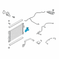 OEM 2013 Ford Escape Lower Hose Diagram - CV6Z-8260-M