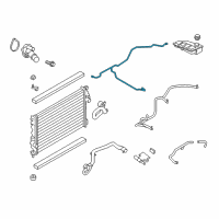 OEM Ford Escape Overflow Hose Diagram - GV6Z-8B081-C