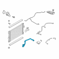 OEM 2017 Ford Escape Upper Hose Diagram - CV6Z-8286-M