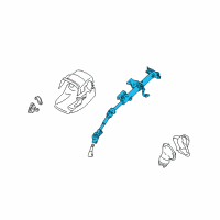 OEM Pontiac Column Assembly Diagram - 88972258