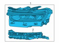 OEM 2021 Jeep Grand Cherokee L  Diagram - 68376974AF