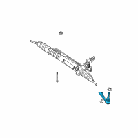 OEM BMW Steering Tie Rod End Left Diagram - 32-10-6-767-781